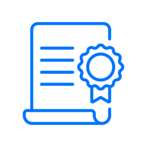 Certificate of analysis icon