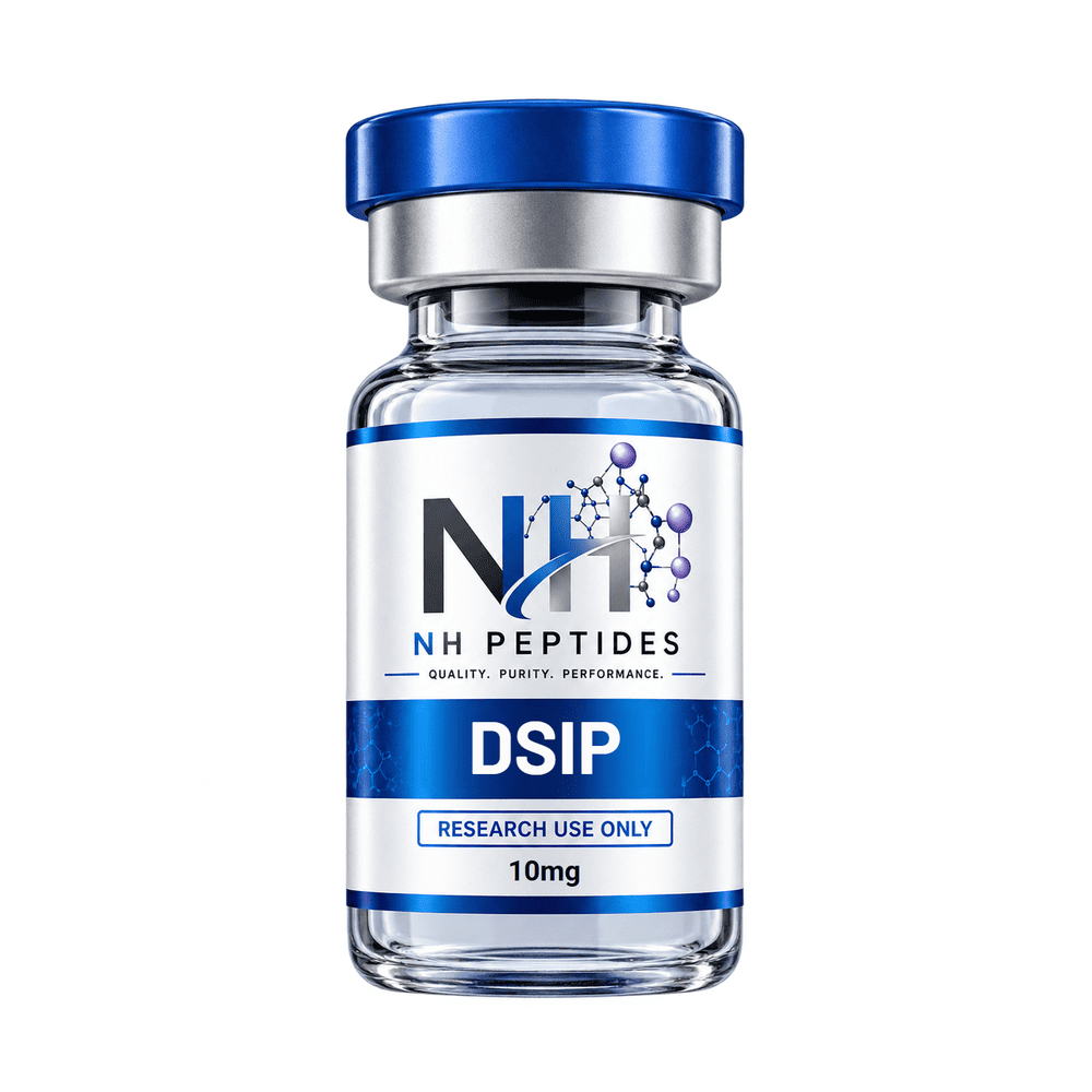 Vial of NH Peptides DSIP 10mg lyophilised powder