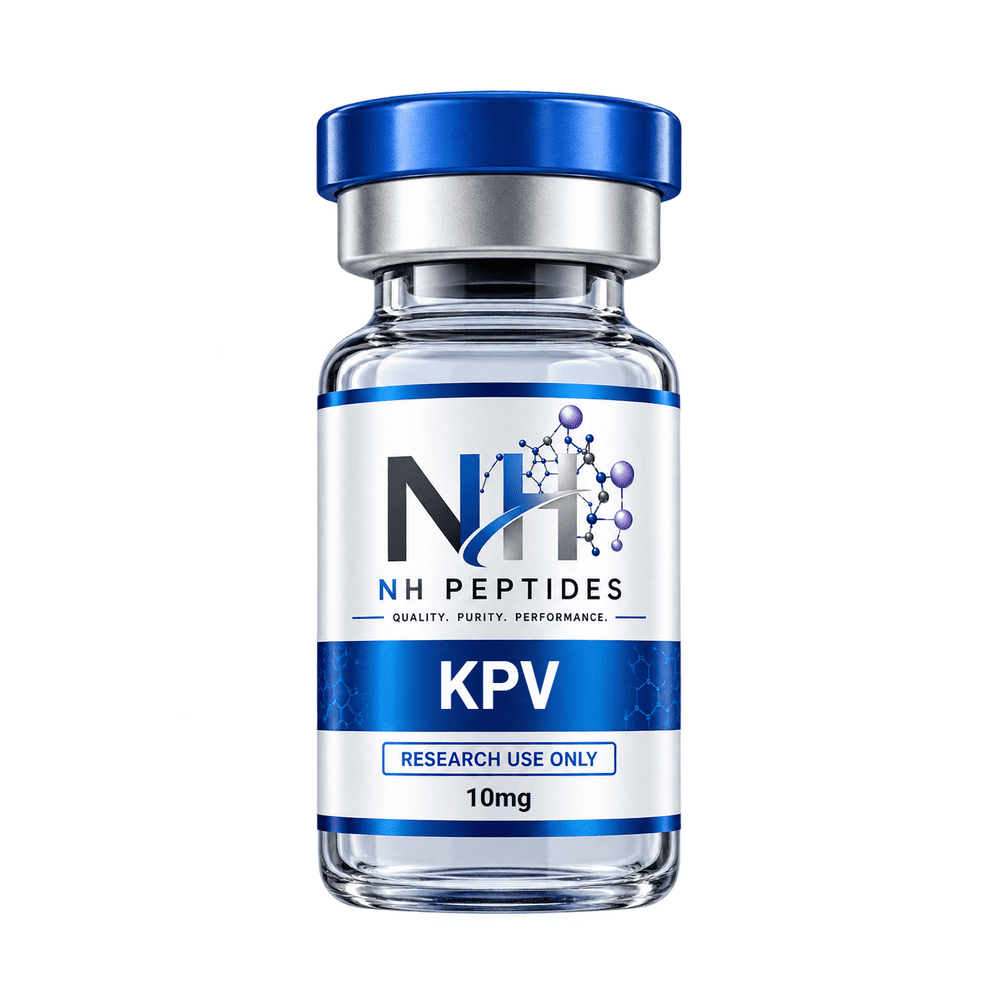 Vial of NH Peptides KPV 10mg lyophilised powder