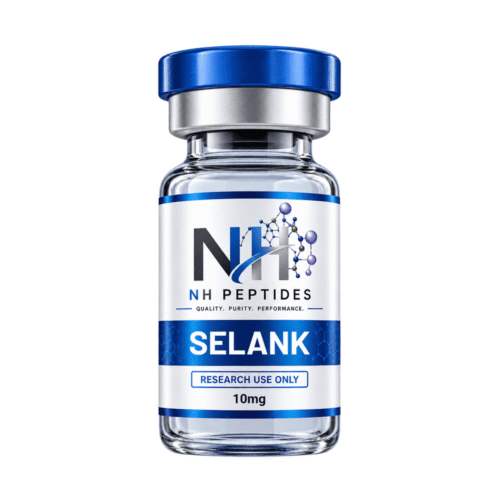 Vial of NH Peptides Selank 10mg lyophilised powder
