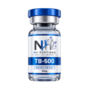 Vial of NH Peptides TB-500 10mg lyophilised powder